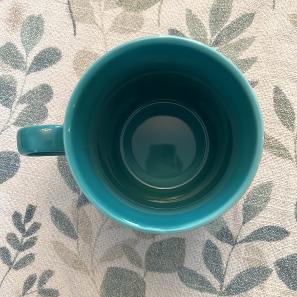 Indigo Teal Feather Teacup Set - Picture 5 of 7